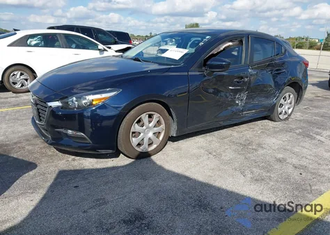2017 Mazda Mazda3 Sport z USA, uszkodzony, nr VIN 3MZBN1U71HM153788
